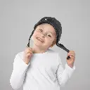 Baseball Cap Kids_Navy_Medical Grade Fashionable Helmet_Kid Female_Studio_high res_NEW 202341.webp