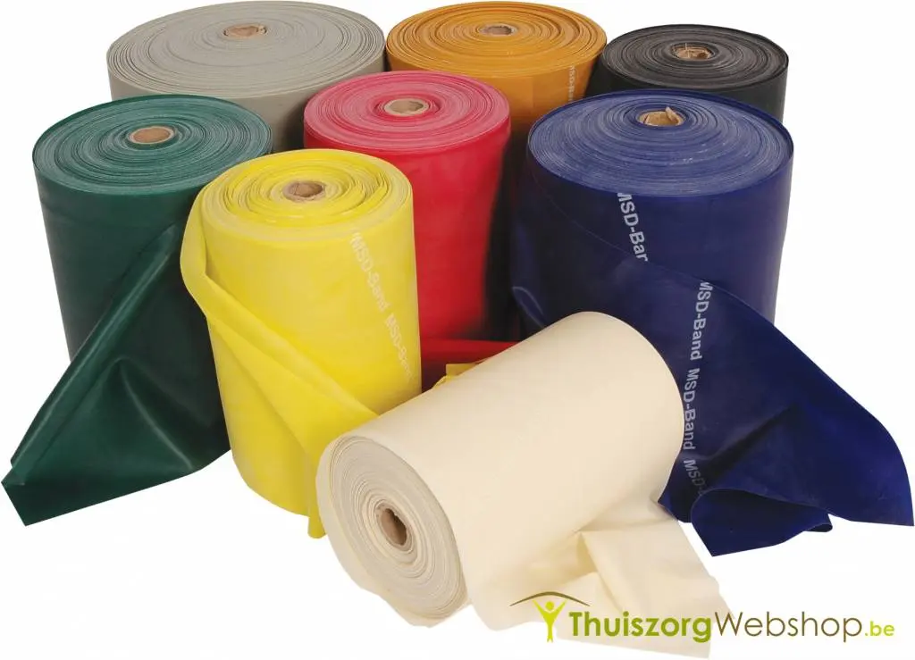 [527020] Elastische Therapieband MSD 45,5 m (Zacht - geel).webp