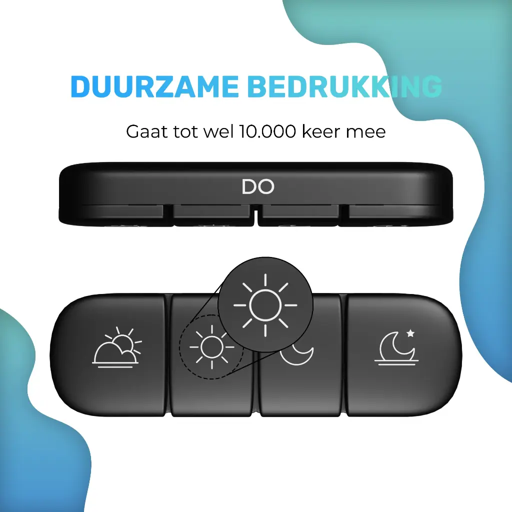 geasy-pillendoos-7-dagen-4-vakken-zwart-duurzame-bedrukking.webp