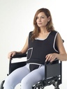 Gilet de fixation et gilet de fixation pelvienne pour utilisation en fauteuil roulant