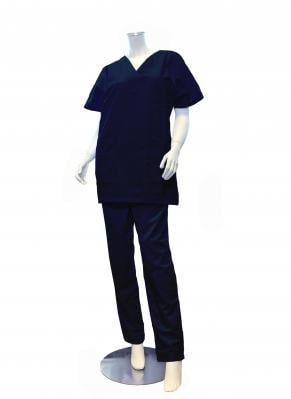 Hemd unisex, donkerblauw