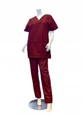 Broek unisex, bordeaux