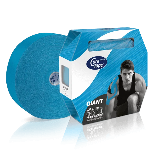 Bande de kinésiologie géante CureTape Sports - 5 cm x 31,5 m