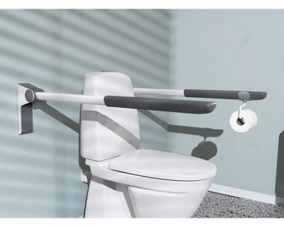 Opklapbare toiletbeugel Ropox - Recht 