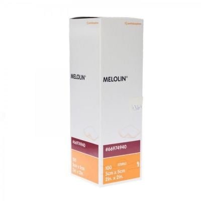 Melolin Non-Adhesive Compresses, 1 Side - Box of 100
