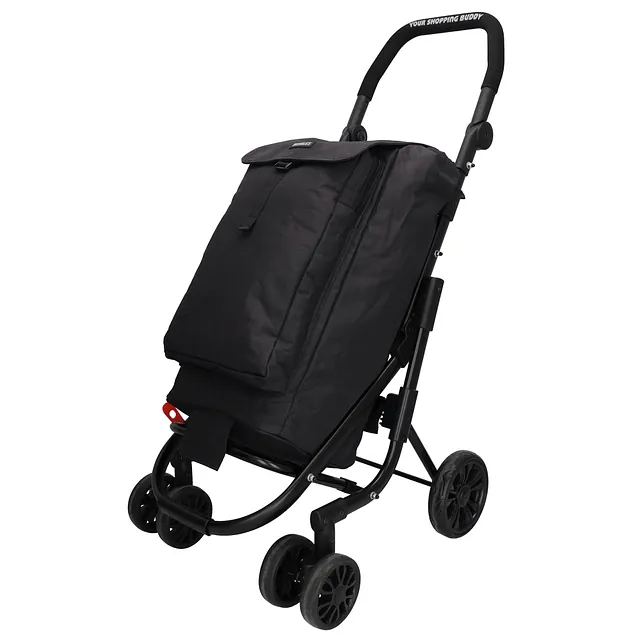 Shop2go Chariot de courses à 4 ou 6 roues avec compartiment réfrigéré