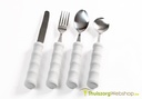 Lightweight cutlery with foam handle