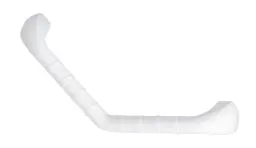 blanc - courbée - 40 cm