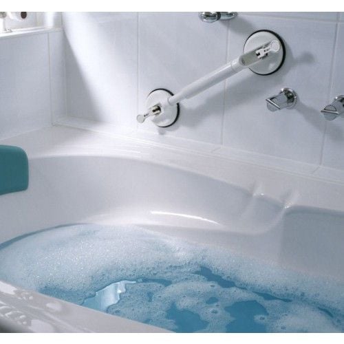 Adjustable wall bracket on suction cup 