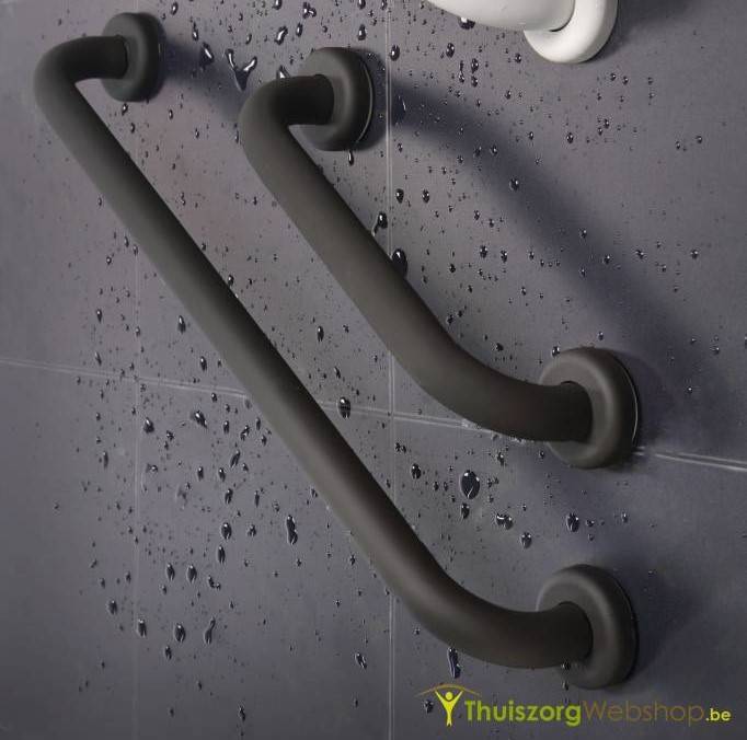 Wall bracket in steel and anti-slip