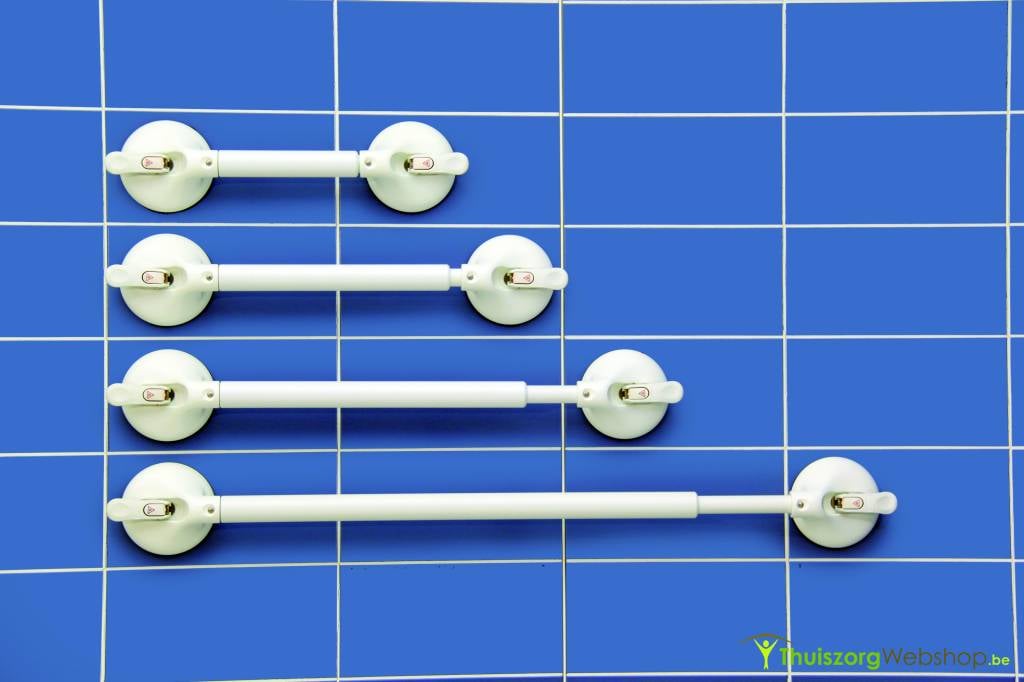 Extendable wall bracket on suction cup