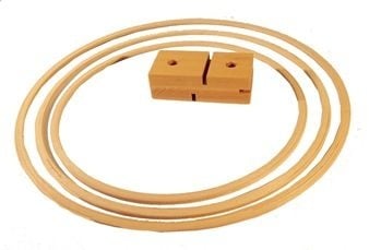 Cerceau de gymnastique en bois