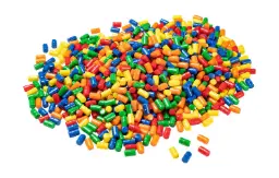 broches en plastique de 7 mm Ø et 12 mm long, 5 couleurs(1000)