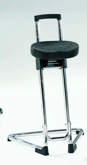 Standing aid with rotating anti-slip seat