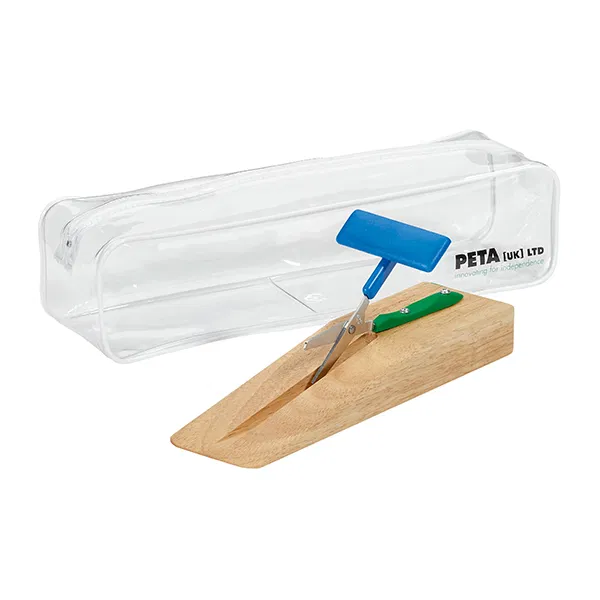 Ciseaux de table sur socle en bois Easi-Grip®