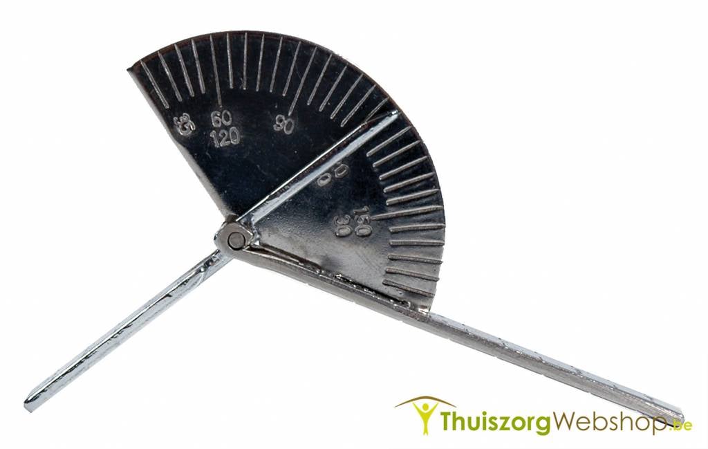 Vinger goniometer inox 9 cm 180°