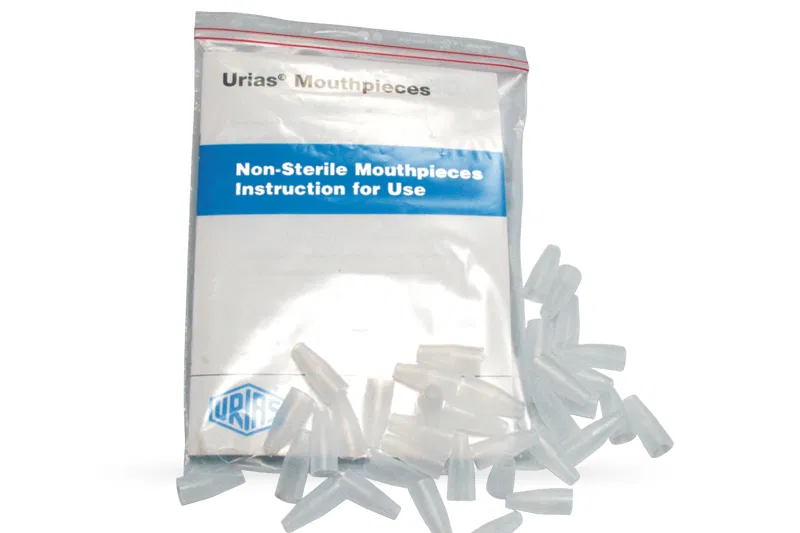 Filters, mouthpieces and extension tubes for Urias®-Johnstone splint
