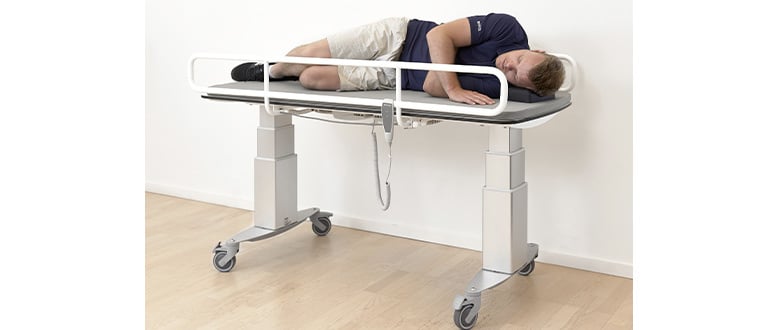 Ropox Mobilio changing table, electrically height adjustable