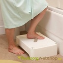 Marche de bain réversible