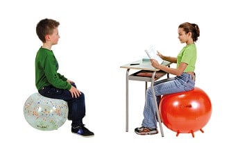 Balle siège avec petits pieds Sit'n Gym