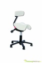Children's saddle chair with backrest