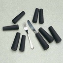 Thickened handle for regular cutlery