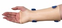 Pre-cut thumb hole wrist splint