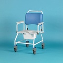 Bariatrics Atlantic shower and toilet chair with wheels