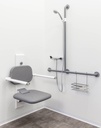 Shower chair for wall mounting Ropox