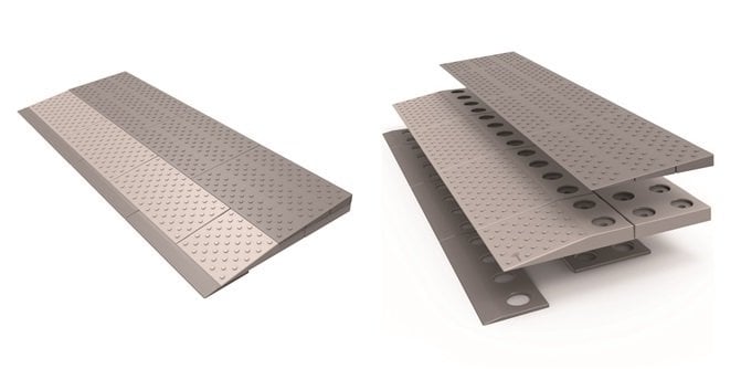 Aide au seuil modulaire en plastique