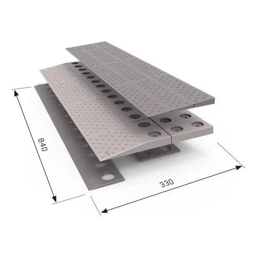 Modular threshold aid in plastic