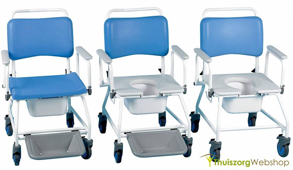  Dusch- und Toilettenstuhl mit Rollen