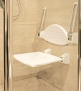 Shower seat for wall mounting 
