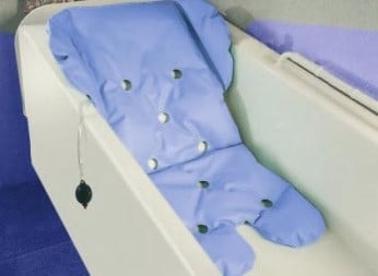Coussin de support sous vide pour le bain