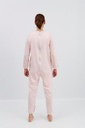 Pink pajamas with zipper on the back