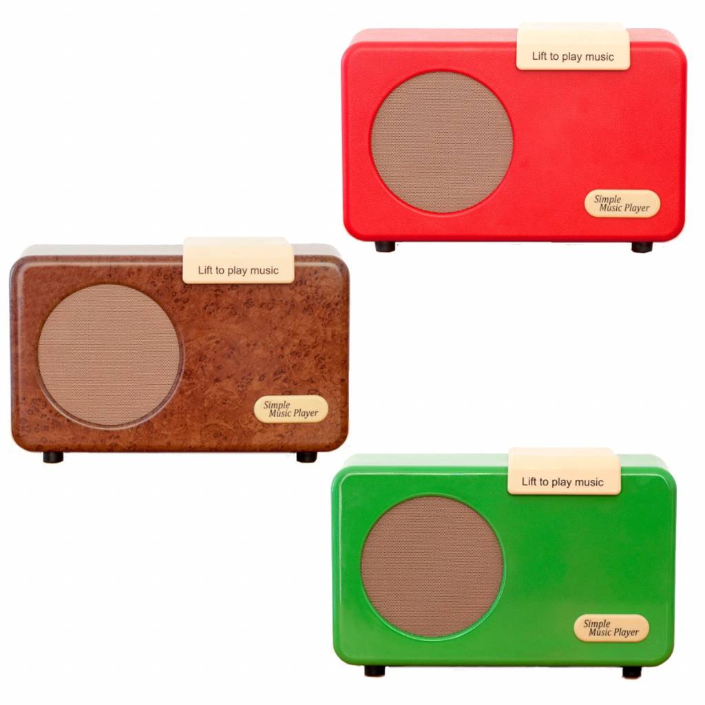 Simple radio for playing pre-programmed music