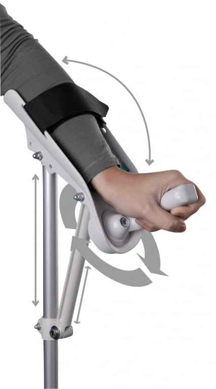 Béquille pour arthrite/rhumatisme Rebotec