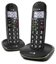 Draadloze seniorentelefoon met duidelijk scherm - 2 toestellen