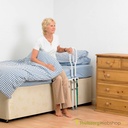 Bed bracket with support on the floor 