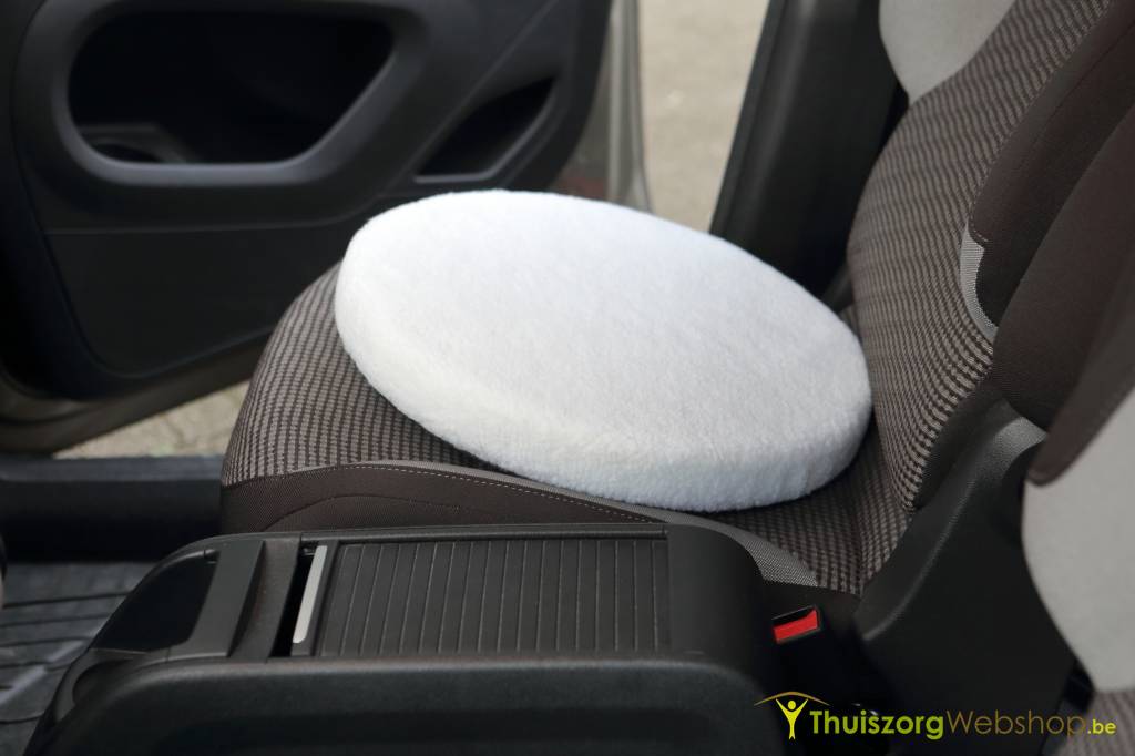 Coussin pivotant confortable sur plaque en plastique