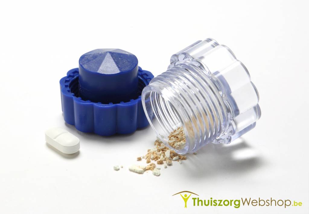 Pillenverbrijzelaar met opbergvakje