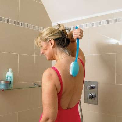 Brosse de bain allongée