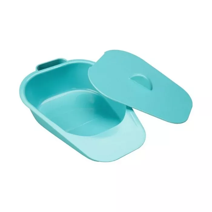 Vintage bedpan with lid 