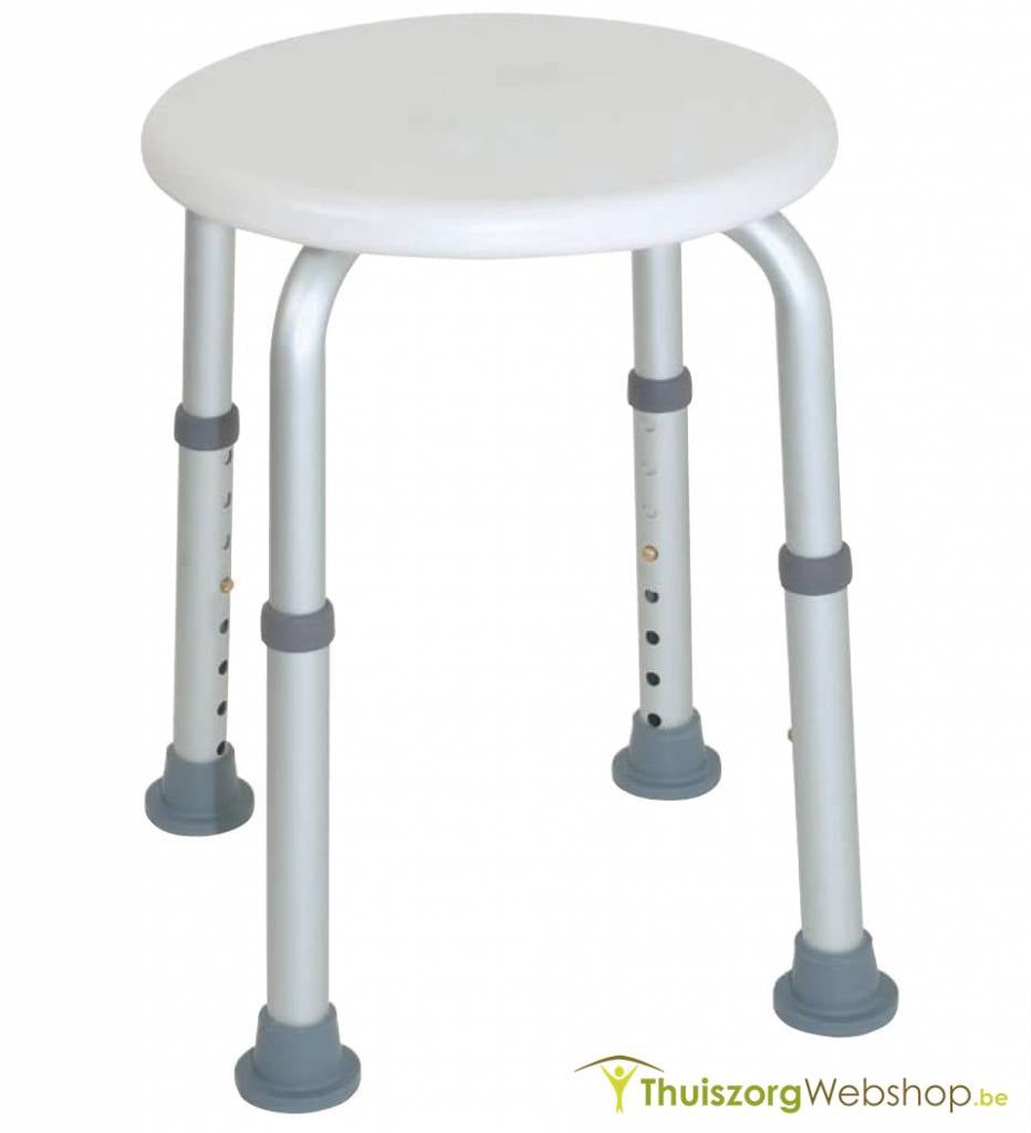 Economy shower chair with round seat