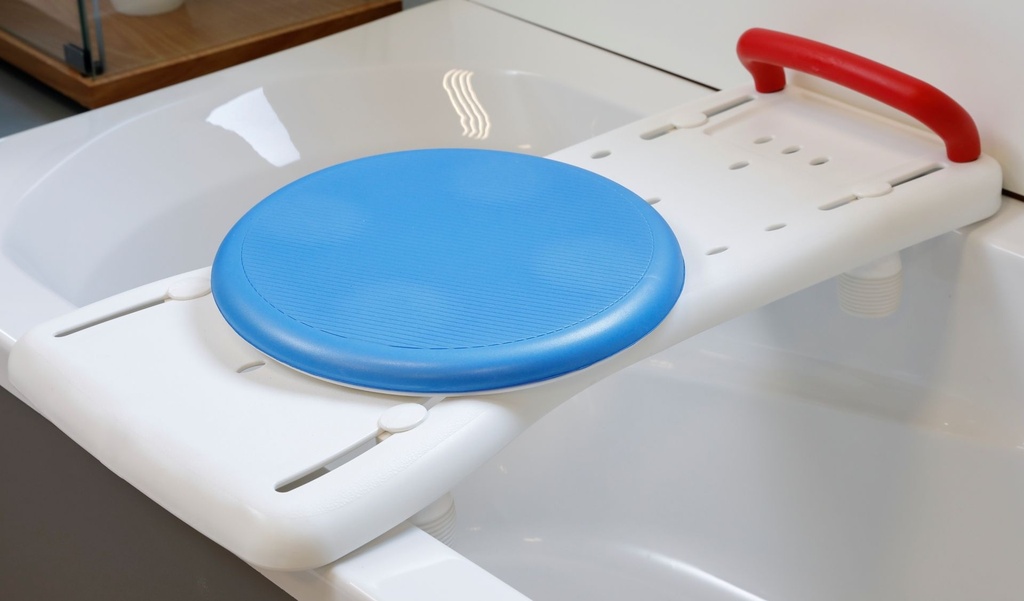 Etagère de bain avec plateau tournant
