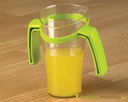 Ergonomically shaped nose cup
