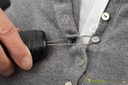 Button hook with thickened handle