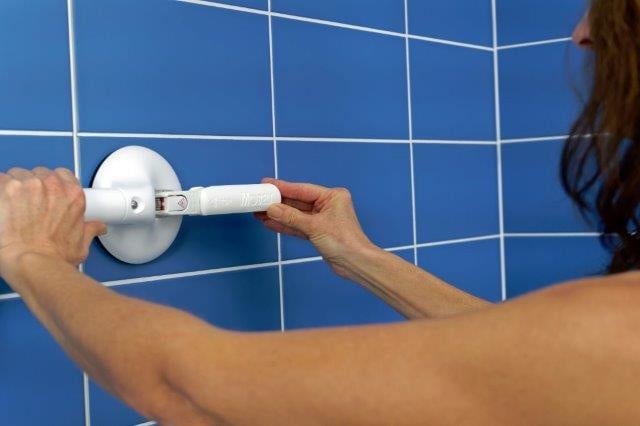 Extra handvat voor bevestiging