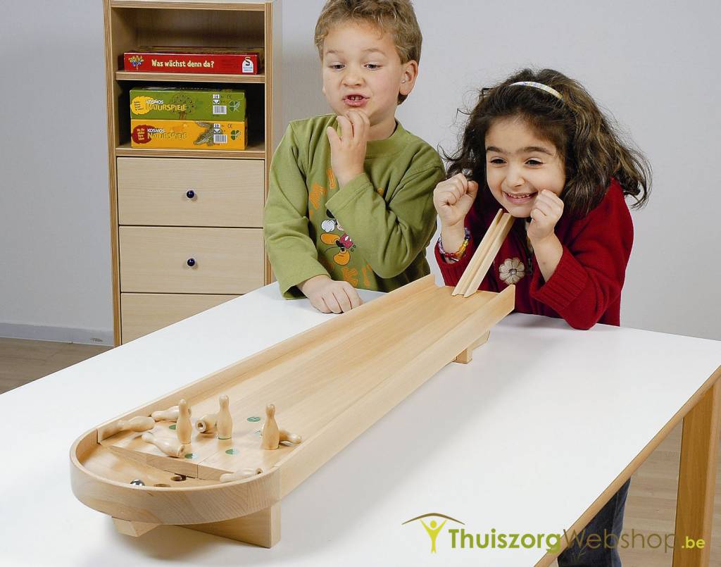 Houten tafelkegelspel