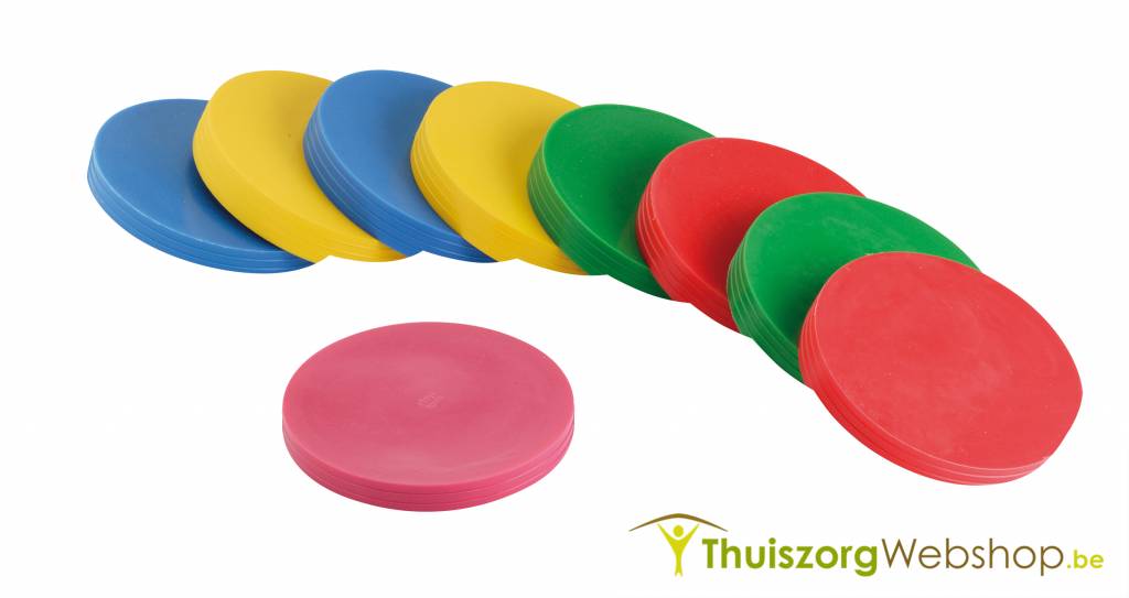 Werpschijven in rubber